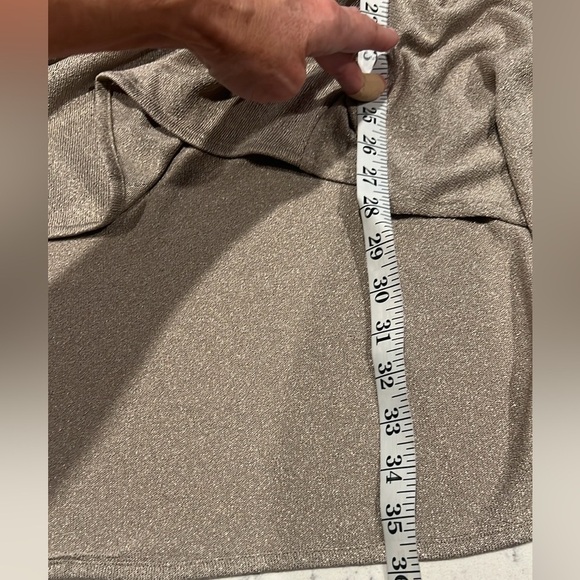 VTG Caroline Rose,Matte Crepe Crew Neck 3/4 Sleeve,High-Low Hem Top, EUC, Size M - Picture 12 of 12